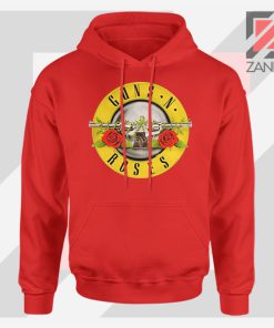 Guns N Roses Metal New Graphic Red Hoodie