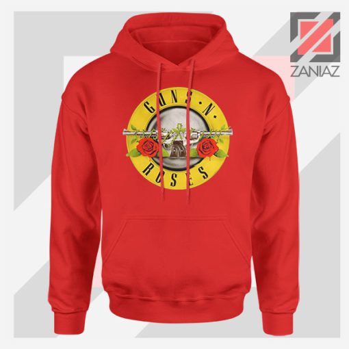 Guns N Roses Metal New Graphic Red Hoodie