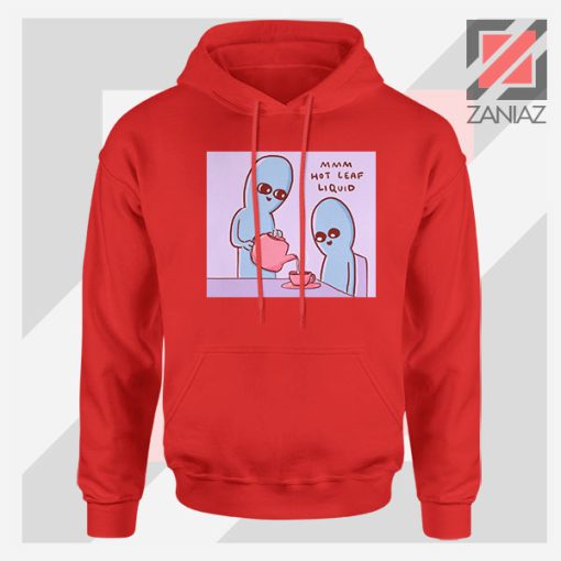 Hot Leaf Liquid Nathan Red Hoodie