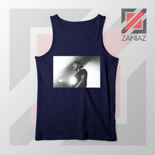 J Cole 2014 Album Concert Navy Blue Tank Top