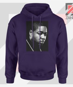 Jadakiss Rapper Graphic Navy Blue Hoodie