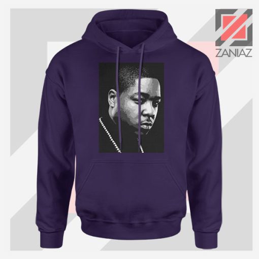 Jadakiss Rapper Graphic Navy Blue Hoodie