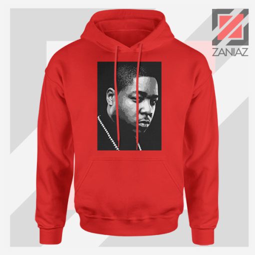 Jadakiss Rapper Graphic Red Hoodie