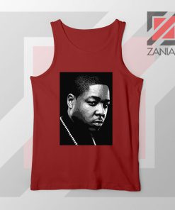 Jadakiss Rapper Graphic Red Tank Top