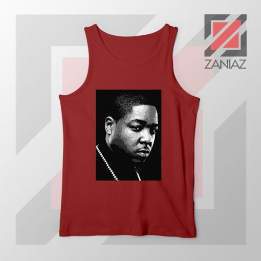 Jadakiss Rapper Graphic Red Tank Top