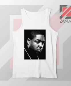 Jadakiss Rapper Graphic White Tank Top