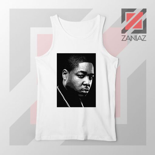 Jadakiss Rapper Graphic White Tank Top