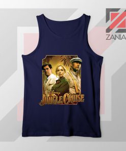 Jungle Cruise Characters Navy Blue Tank Top