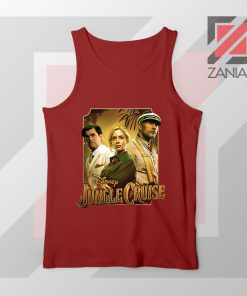 Jungle Cruise Characters Red Tank Top