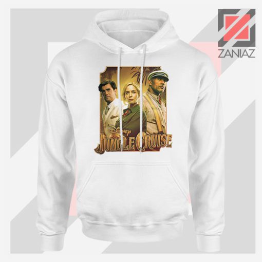 Jungle Cruise Characters White Hoodie