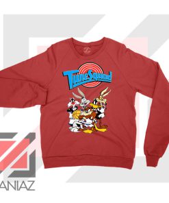 New Tune Squad Space Jam Red Sweatshirt