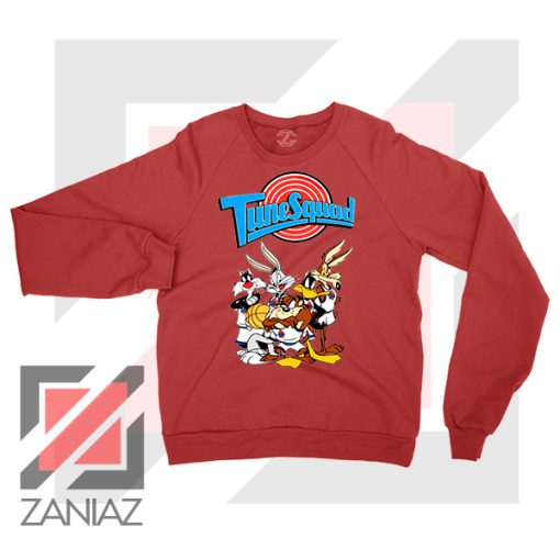 New Tune Squad Space Jam Red Sweatshirt