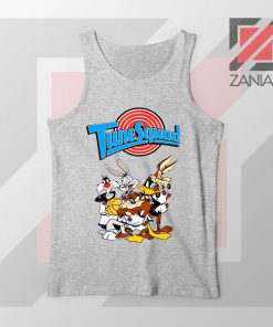 New Tune Squad Space Jam Sport Grey Tank Top