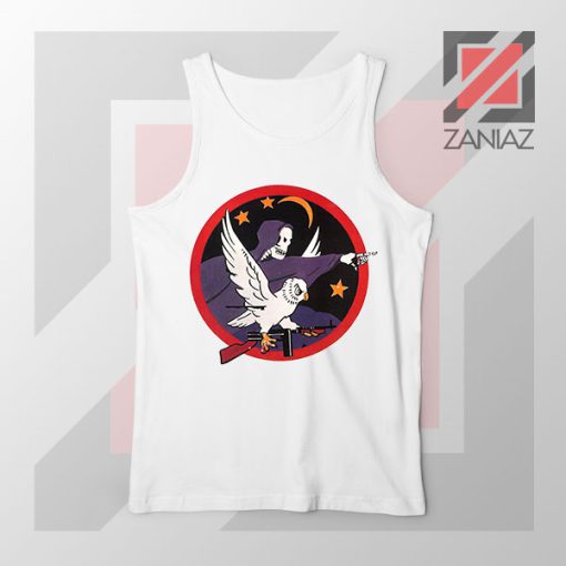 Night Fighter Squadron Owl White Tank Top