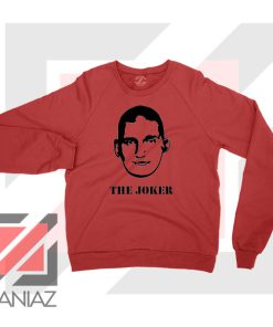 Nikola The Joker Design Red Sweatshirt