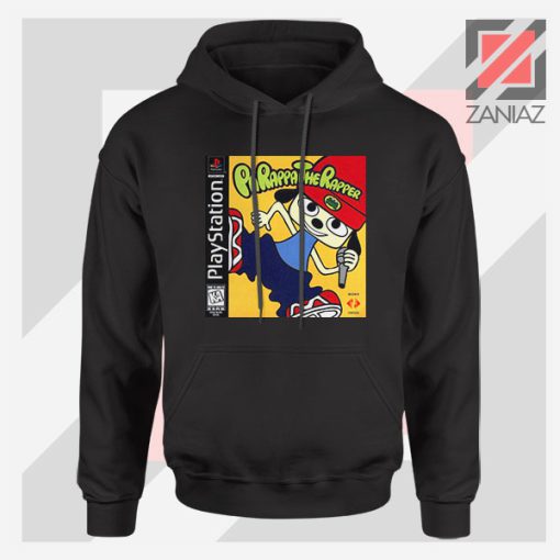 Parappa Playstation Graphic Black Hoodie