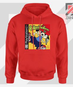 Parappa Playstation Graphic Red Hoodie