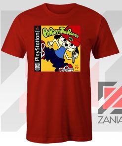 Parappa Playstation Graphic Red Tshirt