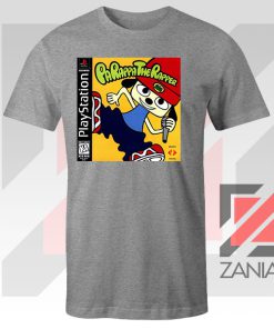 Parappa Playstation Graphic Sport Grey Tshirt