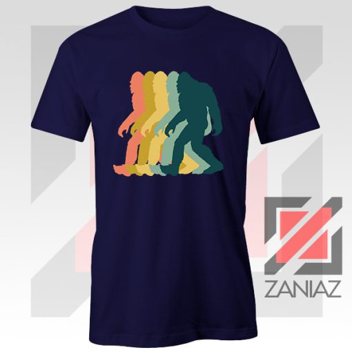 Rainbow Bigfoot Graphic Navy Blue Tee