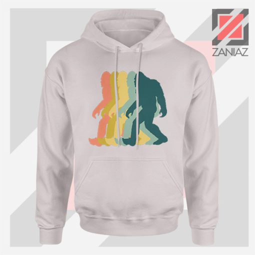 Rainbow Bigfoot Graphic Sport Grey Hoodie