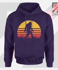 Sasquatch Silhouette Designs Navy Blue Hoodie