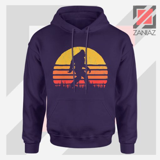 Sasquatch Silhouette Designs Navy Blue Hoodie