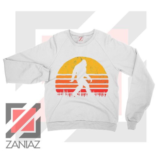 Sasquatch Silhouette Designs White Sweatshirt