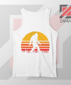 Sasquatch Silhouette Designs White Tank Top