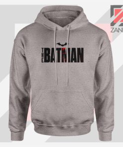 The Batman Dark Logo Film Sport Grey Hoodie