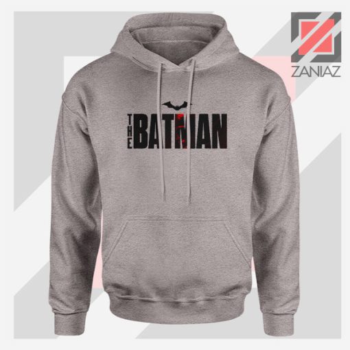 The Batman Dark Logo Film Sport Grey Hoodie