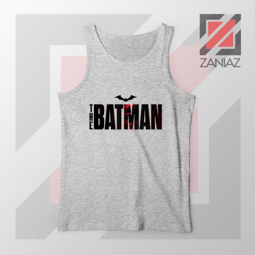 The Batman Dark Logo Film Sport Grey Tank Top