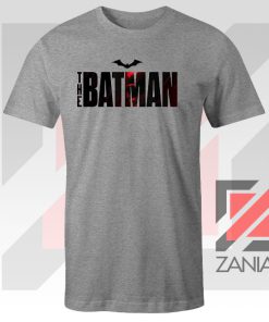 The Batman Dark Logo Film Sport Grey Tshirt