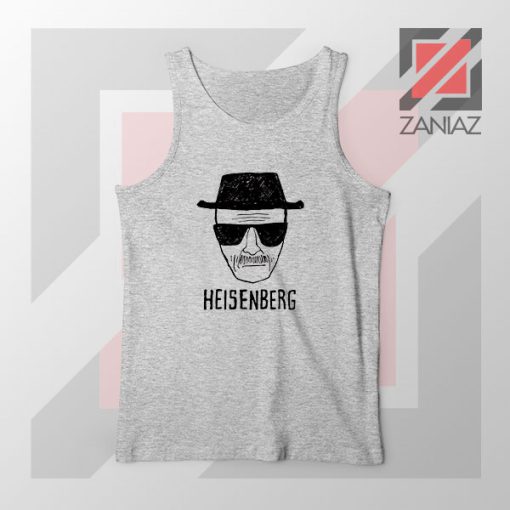 Walter White Heisenberg Sport Grey Tank Top