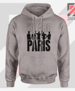 We Are Paris Best Squad Sport Grey Sweatshirt