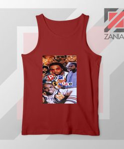 3 Welcome to The Party Pop Smoke Red Tank Top