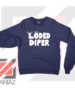 Get Loded Diper Music Navy Sweater