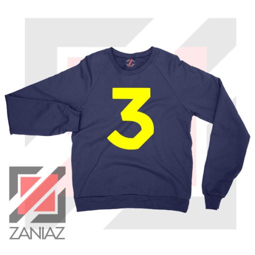 Acid Rap Coloring Book 3 Logo Navy Sweater