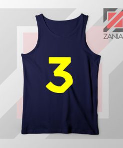 Acid Rap Coloring Book 3 Logo Navy Tank Top