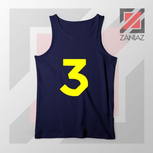 Acid Rap Coloring Book 3 Logo Navy Tank Top