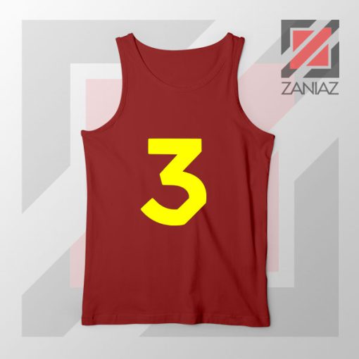 Acid Rap Coloring Book 3 Logo Red Tank Top