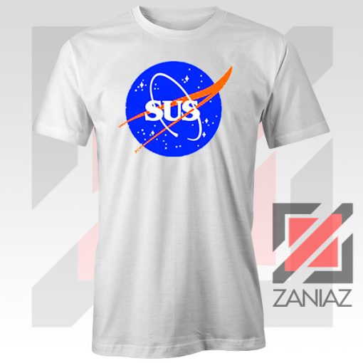 Among Us Game Nasa Parody White Tshirt