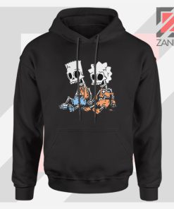 Bart and Lisa Skeletons Hoodie