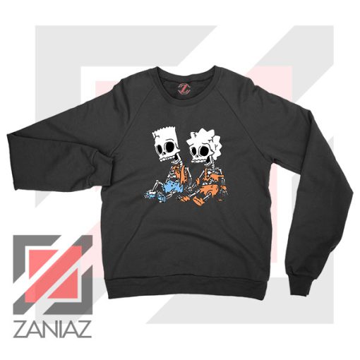 Bart and Lisa Skeletons Sweatshirt