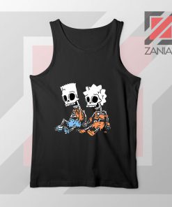 Bart and Lisa Skeletons Tank Top