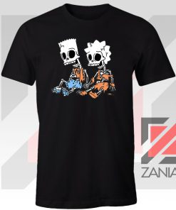 Bart and Lisa Skeletons Tshirt