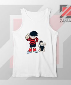 Best Gnasher Cartoon Graphic Tank Top