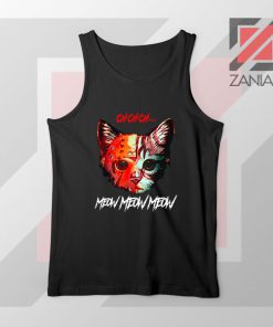 Black Cat Horror Halloween Tank Top