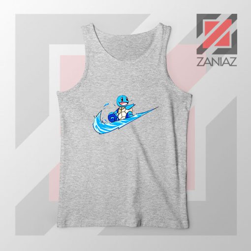 Charmander Nike Parody Grey Tank Top