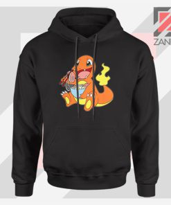 Charmander Ramen Noodle Black Hoodie